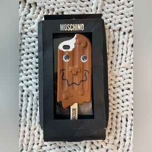 Authentic MOSCHINO silicone chocolate pop sicle- Ice Cream iPhone 5/5s Case